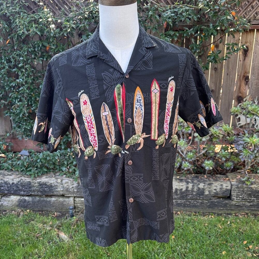 Royal Hawaiian Creations Surfboards Tribal Black Made In Hawaii USA Men's Size M
